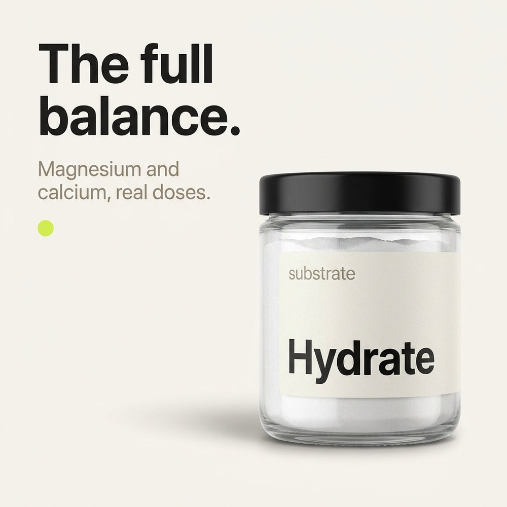 The full balance — magnesium and calcium, real doses