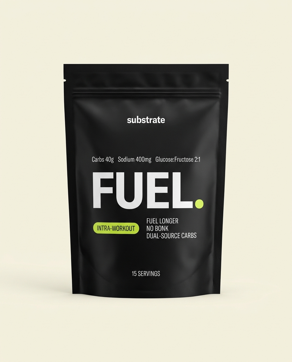 Substrate Fuel — intra-workout dual-source carbohydrate and electrolyte pouch
