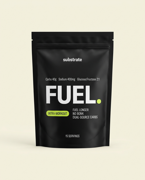 Substrate Fuel — intra-workout dual-source carbohydrate and electrolyte pouch