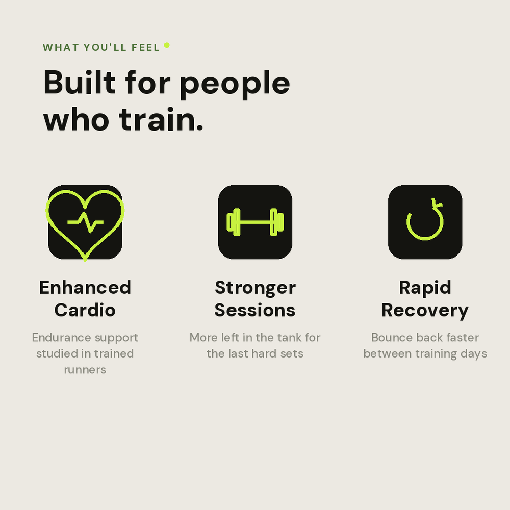 What you'll feel — cardio, sessions, recovery