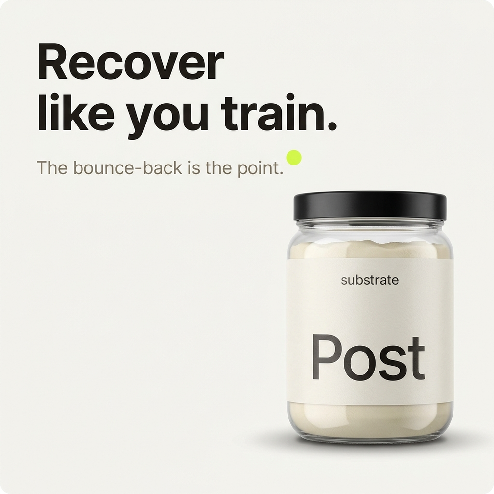 Recover like you train — the bounce-back is the point