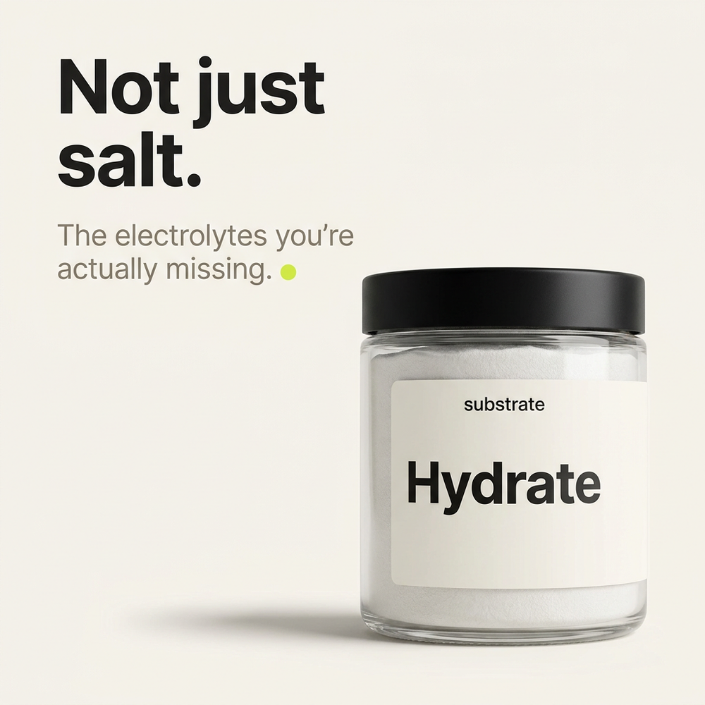 Not just salt — the electrolytes you're actually missing
