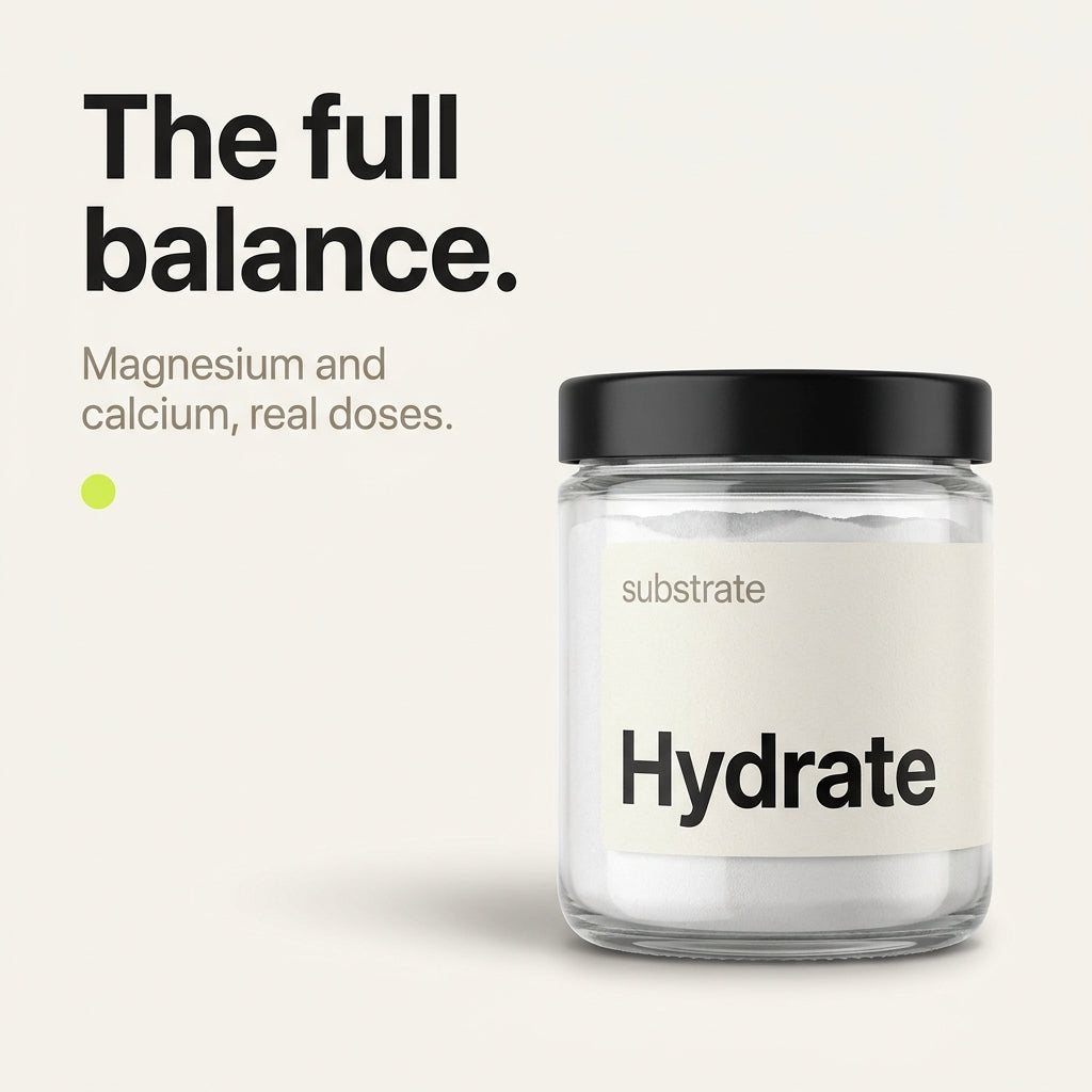 The full balance — magnesium and calcium, real doses